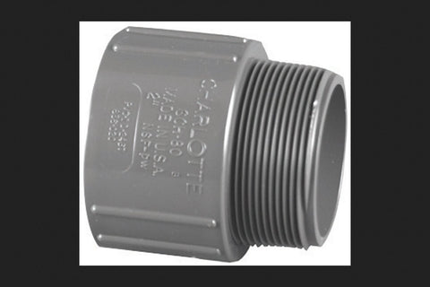 Charlotte Pipe Male Adapter Sch 80 Pvc 2 "
