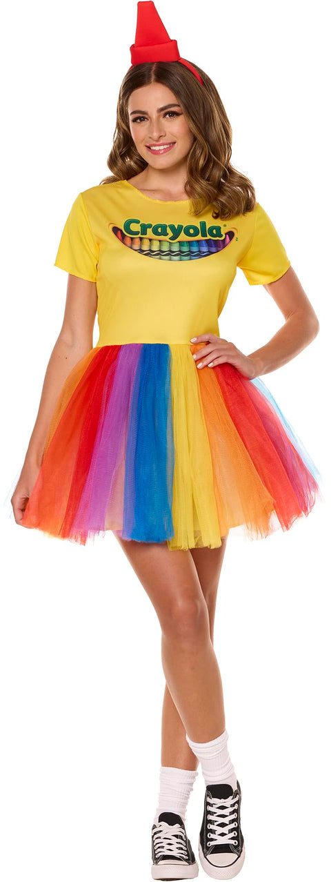InSpirit Designs Adult Crayola Crayon Box Costume | Officially Licensed | Adult Costumes, M