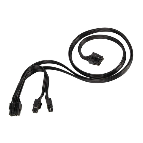 SilverStone Technology PP13 EPS 8 pin to EPS 8 pin + (4+4) pin Splitter for Silverstone PSUs