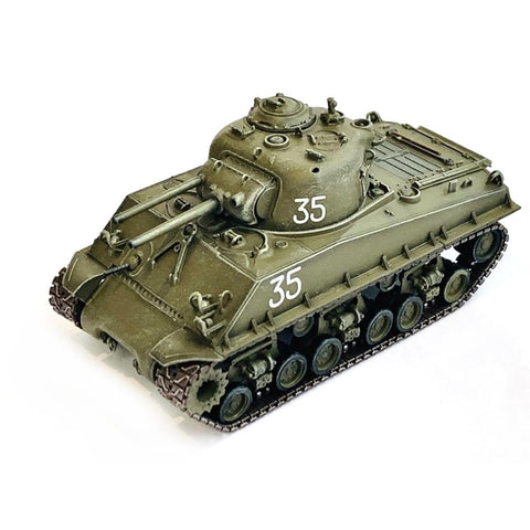 Motor city classics Dragon Armor | 1:72 Scale Military Resin | USMC M4A3 Sherman Flame Tank with HVSS Suspension - 35", POA-CWS-H5 Flamethrower, Hawaii, 1945 | Model 63148