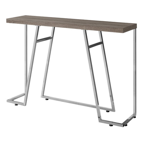 Monarch Specialties ACCENT TABLE 47.25"L x 12"W x 32"H Taupe
