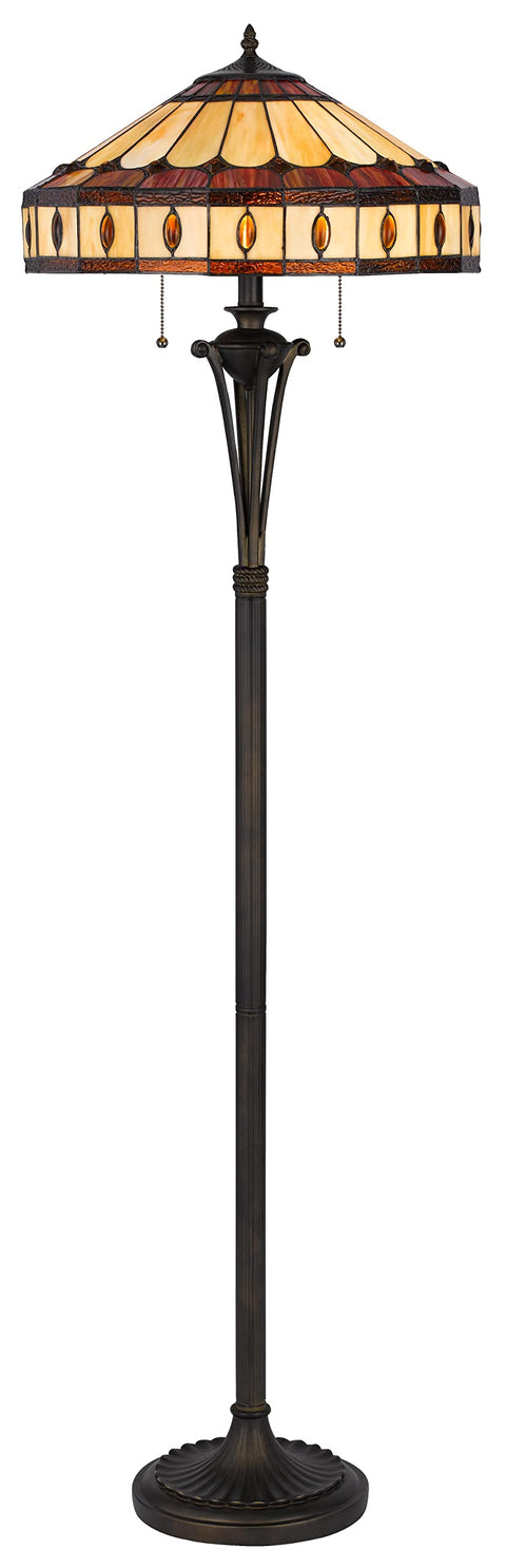 Cal 60W x 2 Tiffany Floor lamp