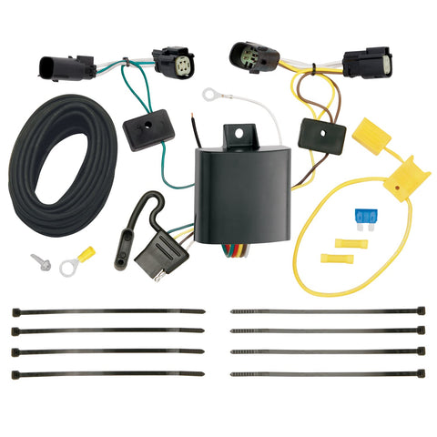 Tekonsha 118643 T-One T-Connector Custom Harness, 4-Way Flat, w/Circuit Protected ModuLite HD Module, Compatible with 015-2025 Ford Transit-150, 2015-2025 Ford Transit-250, 2015-2025 Ford Transit-350