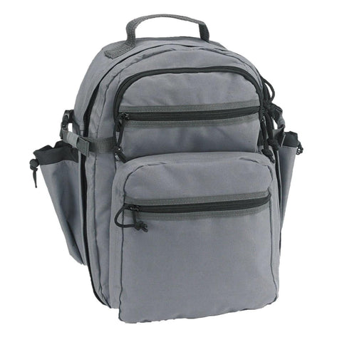 US PeaceKeeper Products P51325 - EDC Backpack - Quick Access CCW Pocket - Laptop Pocket - Adjustable - Grey