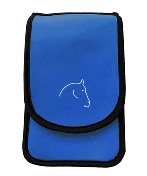 The Horse Holster Cell Phone Holder, Royal Blue, S/M - Holds All Cellphones, Money, Credit Cards, Lip Balm, Safely Secure Essentials During Activity, 4 Ways to Wear, Riding, Biking, and More