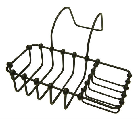 Kingston Brass CC2165 Vintage 8-Inch X 4-Inch Claw Foot Bath Soap and Sponge Holder, 9-1/4-Inch, Oil Rubbed Bronze