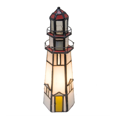 9 Inch H X 3 Inch W Marble Head Lighthouse Accent Lamp Table Lamps