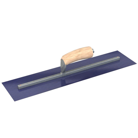 Bon 66-185 Steel City Finish Trowel - Square - Blue Steel - 20 X 5 - Wood