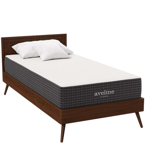 Modway Aveline 10” Gel Infused Memory Mattress with CertiPUR-US Certified Foam Twin Mattress