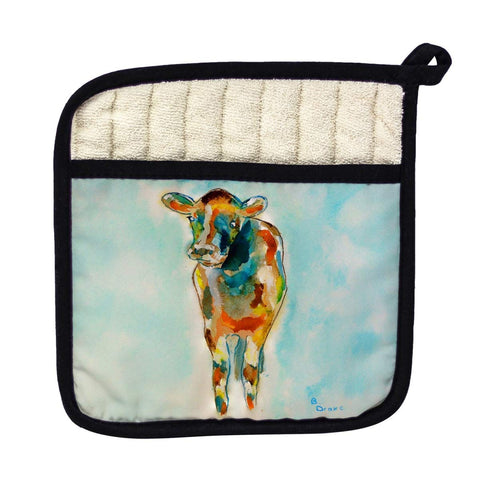 Betsy Drake PT066 Betsys Cow Pot Holder