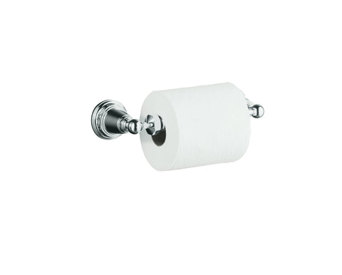 KOHLER K-13114-CP Pinstripe Toilet Paper Holder, Polished Chrome