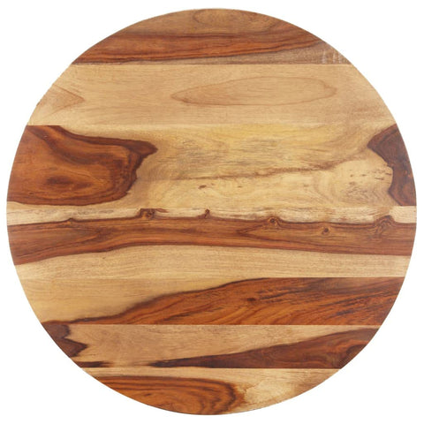 vidaXL Table Top Solid Wood Acacia Round 0.98"-1.06" 15.7", Wooden Table top, Solid Wood Table top, Replacement Table top, Wooden Table Tops