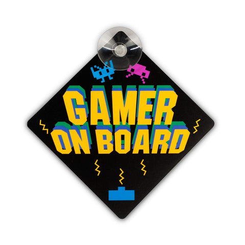 Toynk Car Window Sign | Gamer on Board Car Wind Sign | Xbox Gamers | Official Toynk Decorative Collectible | Car Accessories for Man