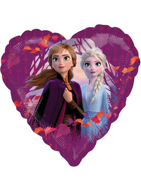 Anagram 40449 Frozen 2 Love Foil Mylar Party Balloon, 17", Multicolor, Pack of 1