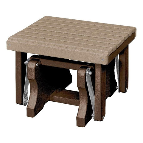 American Furniture Classics Gliding Ottoman in Weatherwood/Tudor Made in the USA