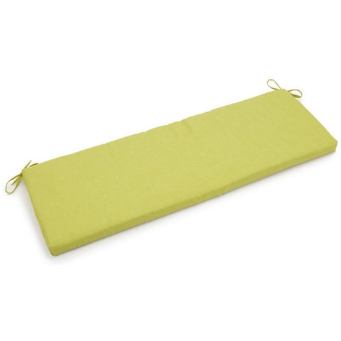 Blazing Needles Outdoor Bench Cushion, 63" x 19", Lime 1 Count