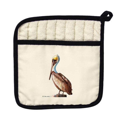 Betsy Drake PT035 Pelican Pot Holder