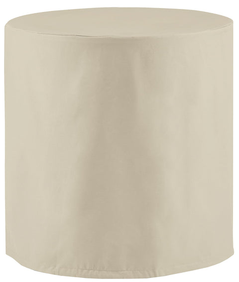 Round Outdoor Bistro Table Furniture Cover Tan