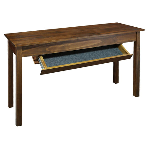 Oakestry Kennedy Console Table with Concealed Drawer Modern Entryway Table Hidden Storage Accent Furniture Hallway Living Room Office Organizer Secure Concealment Elegant Wood Design Versatile Decor