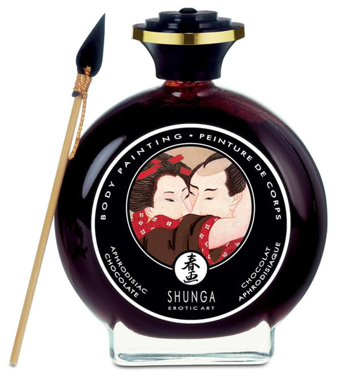 Shunga Chocolate Body Paint, 3.5-Ounce Bottle