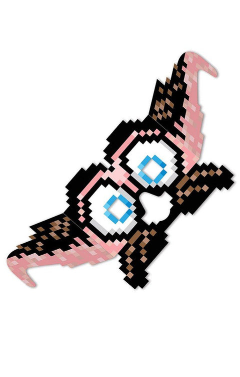 Beistle 8-Bit Moustache and Eyes Eyeglasses, Multicolor