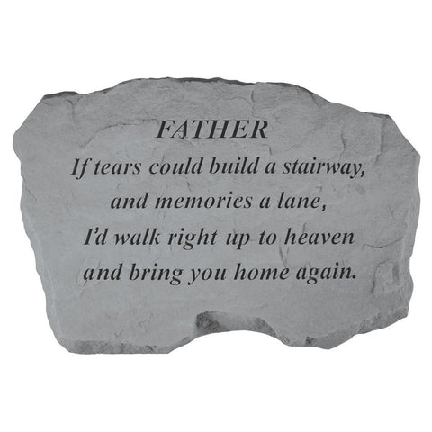 Kay Berry- Inc. 97120 Father-If Tears Could Build A Stairway - Memorial - 16 Inches x 10.5 Inches x 1.5 Inches