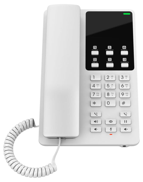 Grandstream GHP620 Hotel IP Phone | 2 Lines, 2 SIP Accounts | Power Adapter Not Included | White
