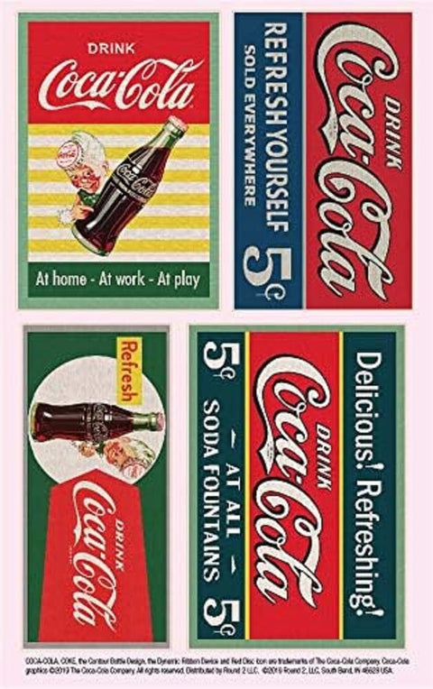 Mini Metals - 1940's/1950's Building Mural Decals (Coca-Cola), 1:87 Scale Accessory Set