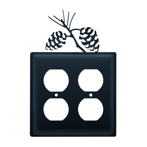 Pinecone - Double Outlet Cover