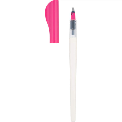 Pilot Parallel Pen Premium Caligraphy Pen Set, 3.0mm Nib, White Barrel with Pink Accents (14679)