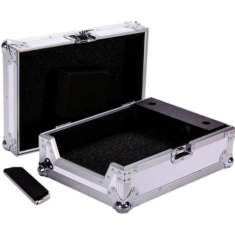 DEEJAY LED WHITE Fly Drive Case Engineered to Hold One Pioneer XDJ1000 DJ Multi-Player or Similarly Sized Equipment - TBHXDJ1000WHITE