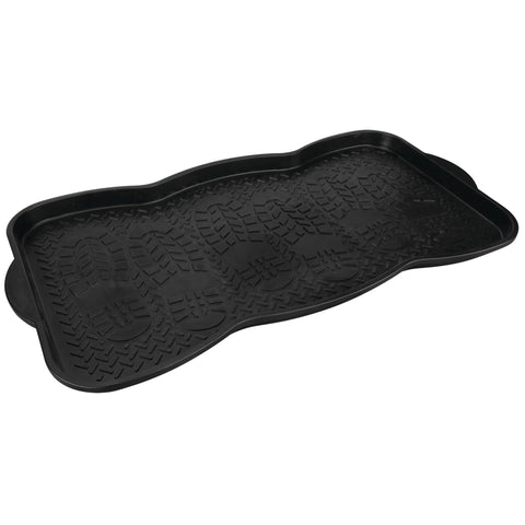 Performance Tool W89018 Boot Tray & Mat for Home and Kitchen, Pets & Gardening. Best for Everything From Entryway Tidy, Dog Food Bowls to Paint & Planting Trays, Black