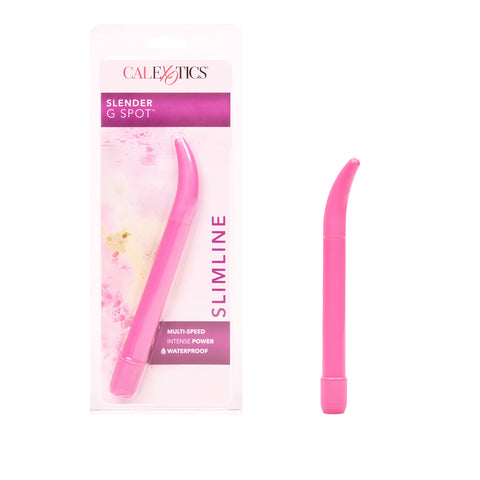 California Exotics Slender G-Spot massager, Pink, 6.75"