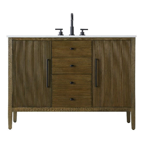 Elegant Kitchen and Bath 48" Single Bathroom Vanity in Hazel Oak
