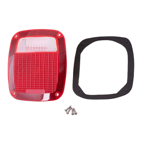 Tail Light Lens for 1978-1986 C10 L=R for 1979-1986 C1500 for 1978-1986 C20 for 1979-1986 C2500 for 1987 R10 for 1987 R20 for 1977-1979 F-100 for 1977-1979 F-150 for 1977-1983 F-250 for 1978 C15