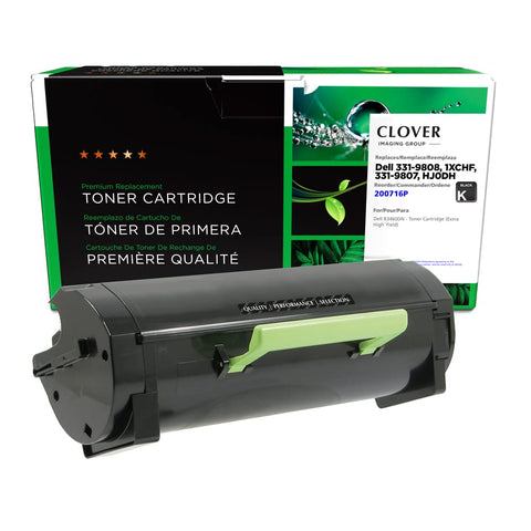 Clover Remanufactured Toner Cartridge Replacement for Dell B3460 | Black | Extra High Yield