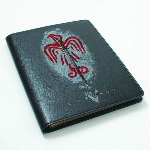 Seven20 Vikings Pleather Grey Sword Notebook
