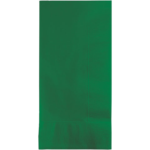 Creative Converting Touch of Color 2-Ply 50 Count Paper Dinner Napkins, Emerald Green