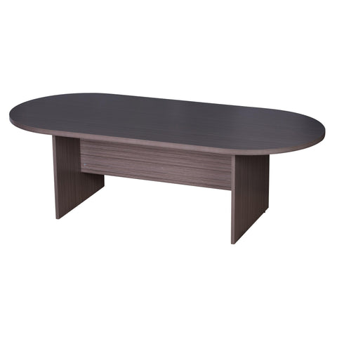 Boss Office 71W X 35D Race Track Conference Table, Driftwood