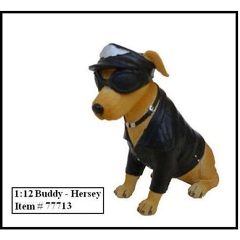 American Diorama Biker's Dog Buddy Hersey Figure for 1:12 Models