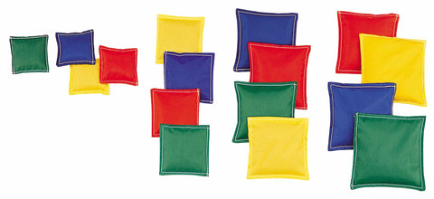 Dick Martin Sports Bean Bags, 4" x 4", Set of 12