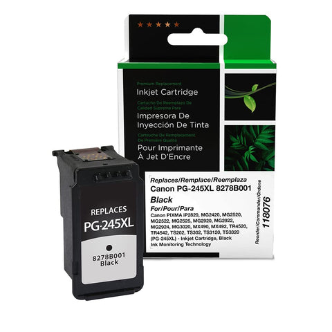 Clover Imaging Remanufactured Ink Cartridge Replacement for Canon PG-245XL | Black