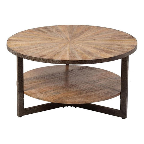 Chelsea Round Coffee Table - Natural Mango