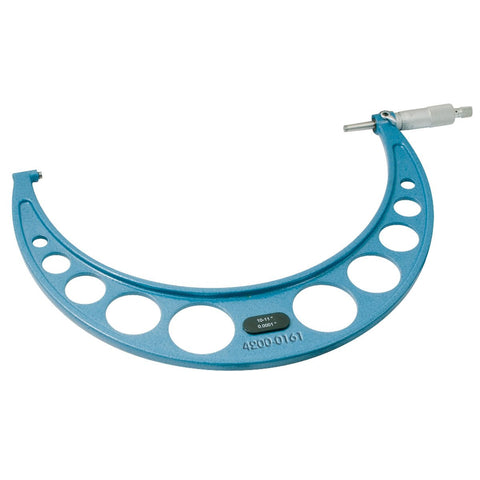 HHIP 4200-0161 C-Type Outside Micrometer, .0001" Graduation, 10-11"