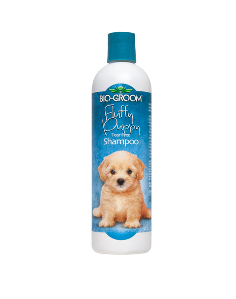 Bio-Groom Fluffy Puppy Tear-Free Shampoo - Dog Bathing Supplies, Puppy Shampoo, Cat Grooming Supplies for Sensitive Skin, Cruelty-Free, Product Made in USA, Tearless - 12 fl oz 1-Pack