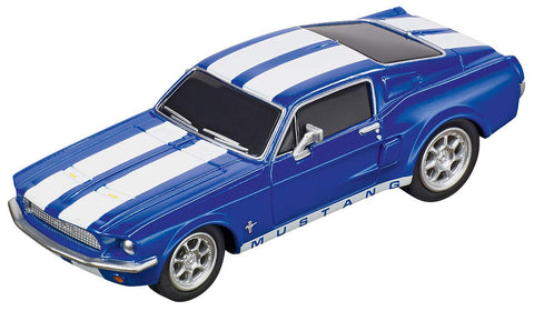 Carrera GO Ford Mustang '67 - Racing Blue 1:43 Scale Analog Slot Car
