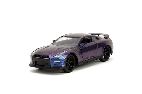 Jada Pink Slips 1:32 W2 2009 Nissan GT-R Die-Cast Car, Toys for Kids and Adults(Metallic Purple)