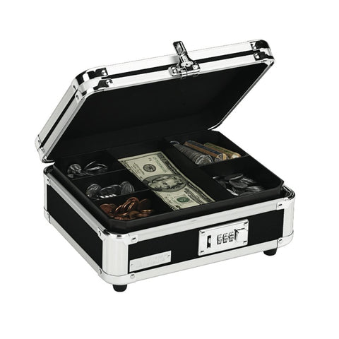 Vaultz® Cash Box, Black