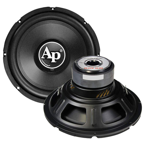 Audiopipe 12” Car Subwoofer (TS-PP2-12-D4), Dual 4 ohms, 1000W Max, Sold Individually