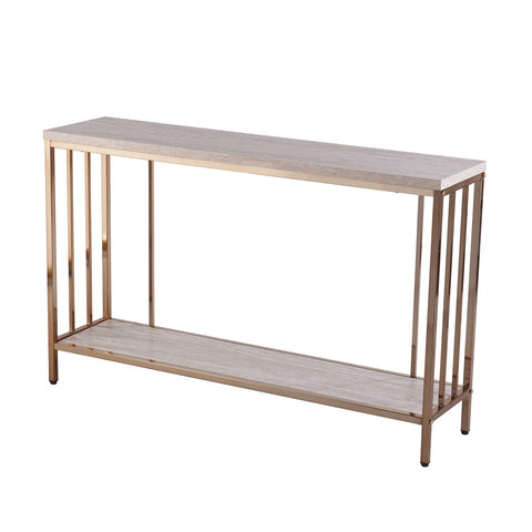 SEI Furniture Southern Enterprises Brexlyn Console Table, White
